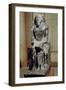 Statue of Khafre (2520-2494 BC) Enthroned, from the Valley Temple of the Pyramid of Khafre at Giza-null-Framed Giclee Print