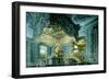 Statue of Khai Dinh and Tomb in Hue-null-Framed Giclee Print