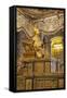 Statue of Khai Dinh at Tomb of Khai Dinh, Hue, Thua Thien-Hue, Vietnam, Indochina-Ian Trower-Framed Stretched Canvas