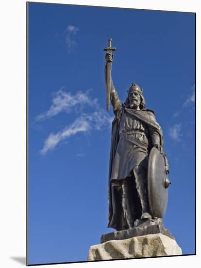 Statue of King Alfred, Winchester, Hampshire, England, United Kingdom, Europe-James Emmerson-Mounted Photographic Print