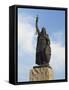 Statue of King Alfred, Winchester, Hampshire, England, United Kingdom, Europe-Rawlings Walter-Framed Stretched Canvas