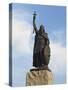 Statue of King Alfred, Winchester, Hampshire, England, United Kingdom, Europe-Rawlings Walter-Stretched Canvas