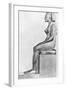 Statue of King Amenhotep IV-null-Framed Photographic Print