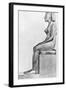 Statue of King Amenhotep IV-null-Framed Photographic Print