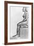 Statue of King Amenhotep IV-null-Framed Photographic Print