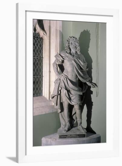 Statue of King Charles II, 17th Century-Artus Quellinus-Framed Photographic Print