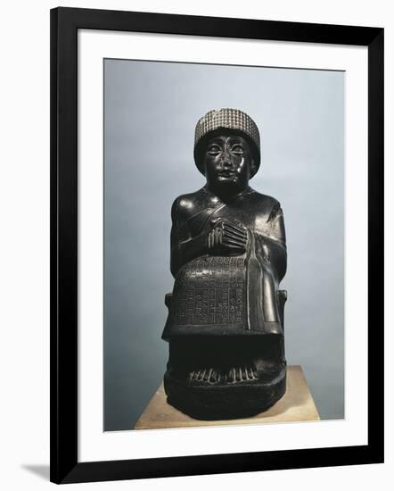 Statue of King Gudea-null-Framed Giclee Print