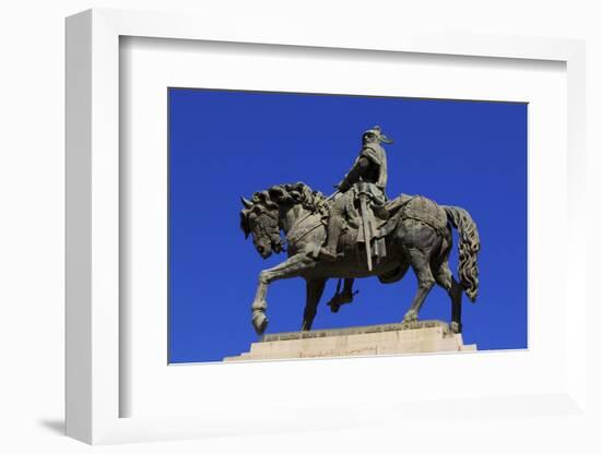 Statue of King Jaume I, Valencia, Spain, Europe-Neil Farrin-Framed Photographic Print