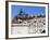 Statue of King John 1st and Castelo de Sao Jorge, Praca Da Figueira, Baixa, Lisbon, Portugal-Stuart Black-Framed Photographic Print