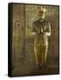 Statue of King Nissanka Malla, Dambulla Cave Temple, UNESCO, World Heritage Site, Sri Lanka-Peter Barritt-Framed Stretched Canvas