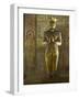 Statue of King Nissanka Malla, Dambulla Cave Temple, UNESCO, World Heritage Site, Sri Lanka-Peter Barritt-Framed Photographic Print