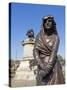 Statue of Lady Macbeth with William Shakespeare Behind, Stratford Upon Avon, Warwickshire, England,-David Hughes-Stretched Canvas