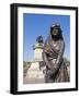 Statue of Lady Macbeth with William Shakespeare Behind, Stratford Upon Avon, Warwickshire, England,-David Hughes-Framed Photographic Print