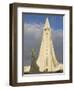 Statue of Leifur Eiriksson (Liefer Eriksson) and Hallgrimskirkja, Reykjavik, Iceland, Polar Regions-Neale Clarke-Framed Photographic Print