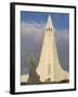 Statue of Leifur Eiriksson (Liefer Eriksson) and Hallgrimskirkja, Reykjavik, Iceland, Polar Regions-Neale Clarke-Framed Photographic Print