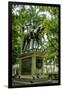 Statue of Liberator Simon Bolivar, Old City, Cartagena, Colombia-Jerry Ginsberg-Framed Premium Photographic Print