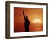 Statue of Liberty 1986-Richard Drew-Framed Photographic Print