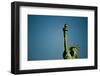 Statue of Liberty against blue sky, New York City, New York State, USA-null-Framed Photographic Print