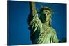 Statue of Liberty against blue sky, New York City, New York State, USA-null-Stretched Canvas