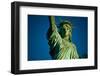 Statue of Liberty against blue sky, New York City, New York State, USA-null-Framed Photographic Print