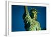 Statue of Liberty against blue sky, New York City, New York State, USA-null-Framed Photographic Print