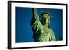 Statue of Liberty against blue sky, New York City, New York State, USA-null-Framed Photographic Print