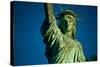 Statue of Liberty against blue sky, New York City, New York State, USA-null-Stretched Canvas