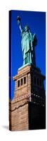 Statue of Liberty against blue sky, New York City, New York State, USA-null-Stretched Canvas