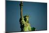 Statue of Liberty against blue sky, New York City, New York State, USA-null-Mounted Photographic Print