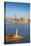 Statue of Liberty and Lower Manhattan, New York City, New York, USA-Jon Arnold-Stretched Canvas