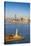 Statue of Liberty and Lower Manhattan, New York City, New York, USA-Jon Arnold-Stretched Canvas