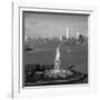 Statue of Liberty and Lower Manhattan, New York City, New York, USA-Jon Arnold-Framed Photographic Print