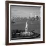 Statue of Liberty and Lower Manhattan, New York City, New York, USA-Jon Arnold-Framed Photographic Print