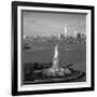 Statue of Liberty and Lower Manhattan, New York City, New York, USA-Jon Arnold-Framed Photographic Print