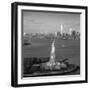 Statue of Liberty and Lower Manhattan, New York City, New York, USA-Jon Arnold-Framed Photographic Print