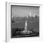 Statue of Liberty and Lower Manhattan, New York City, New York, USA-Jon Arnold-Framed Photographic Print