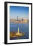 Statue of Liberty and Lower Manhattan, New York City, New York, USA-Jon Arnold-Framed Photographic Print