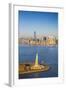 Statue of Liberty and Lower Manhattan, New York City, New York, USA-Jon Arnold-Framed Photographic Print