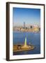 Statue of Liberty and Lower Manhattan, New York City, New York, USA-Jon Arnold-Framed Photographic Print