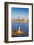 Statue of Liberty and Lower Manhattan, New York City, New York, USA-Jon Arnold-Framed Photographic Print