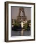 Statue of Liberty and the Eiffel Tower, Paris, France-Gavin Hellier-Framed Photographic Print