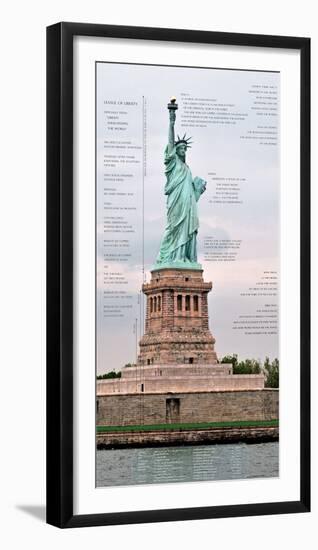 Statue of Liberty Architecture-Phil Maier-Framed Art Print