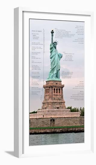 Statue of Liberty Architecture-Phil Maier-Framed Art Print