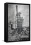 Statue of Liberty Being Prepared for Shipment-null-Framed Stretched Canvas