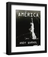 Statue of Liberty, c.1985-Andy Warhol-Framed Art Print