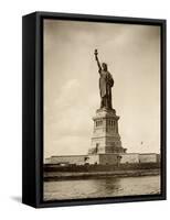 Statue of Liberty, Circa 1890-null-Framed Stretched Canvas