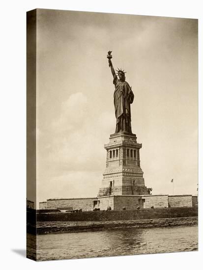 Statue of Liberty, Circa 1890-null-Stretched Canvas