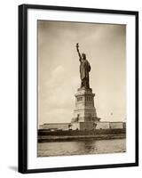 Statue of Liberty, Circa 1890-null-Framed Giclee Print