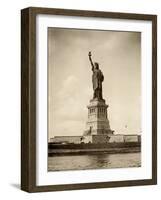 Statue of Liberty, Circa 1890-null-Framed Giclee Print