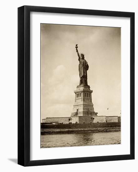 Statue of Liberty, Circa 1890-null-Framed Giclee Print